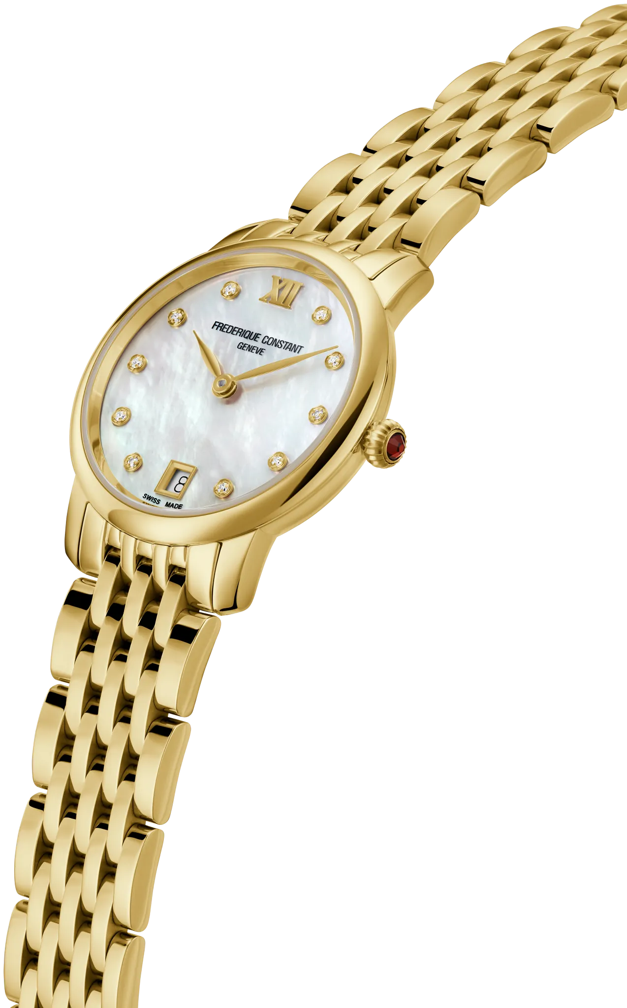 Classics Slimline Ladies Watch FC-220MPWD1S25B | Frederique Constant